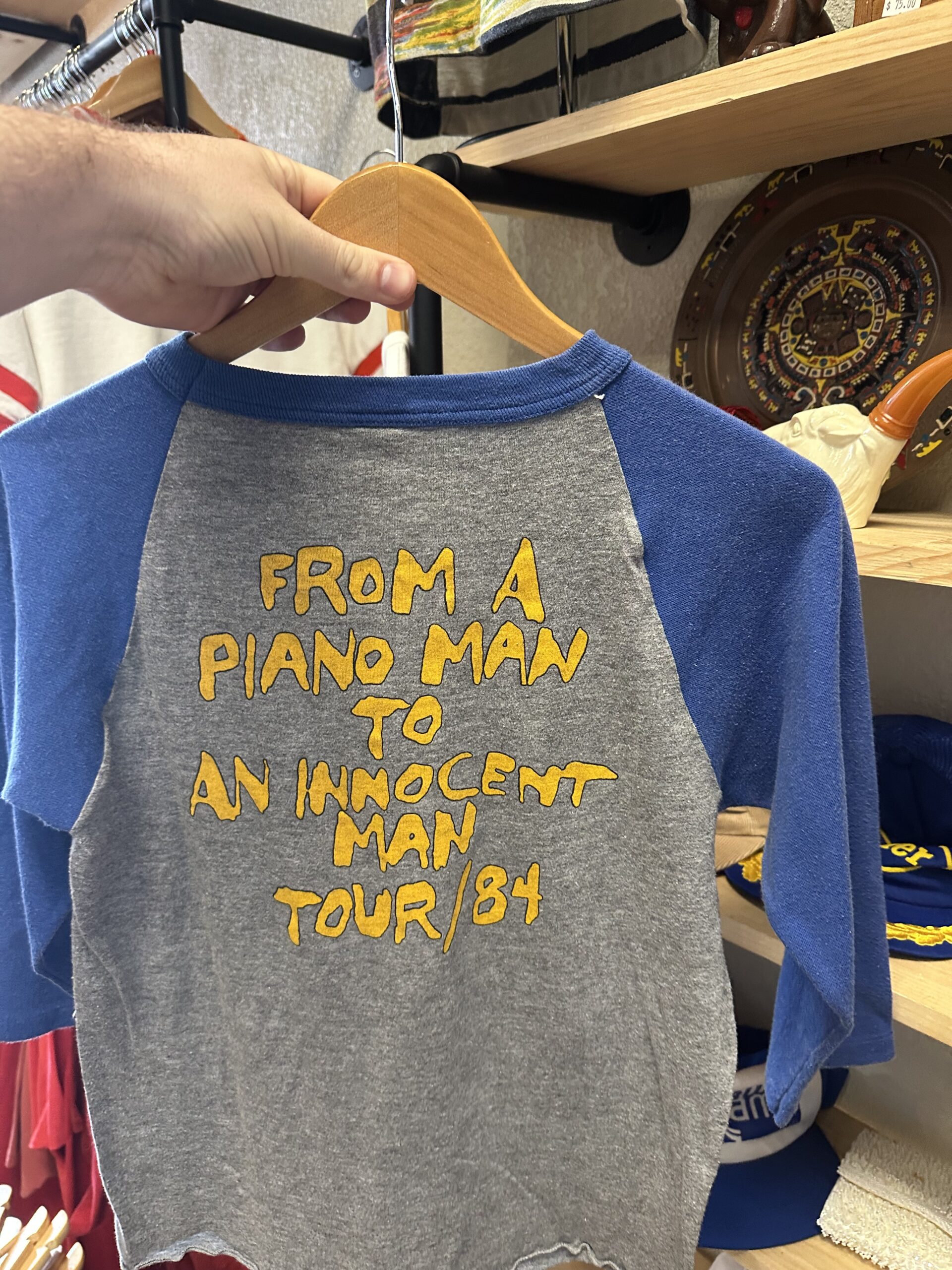 Vintage 1980s Billy Joel Shirt (M) - Image 5
